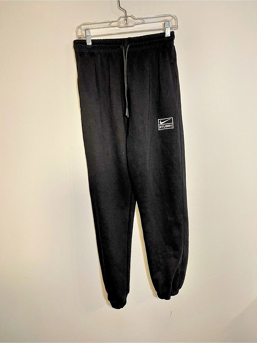 Nike x Stussy Stone Washed Fleece Sweatpants Black Large